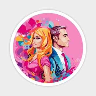 Barbie and Ken Magnet